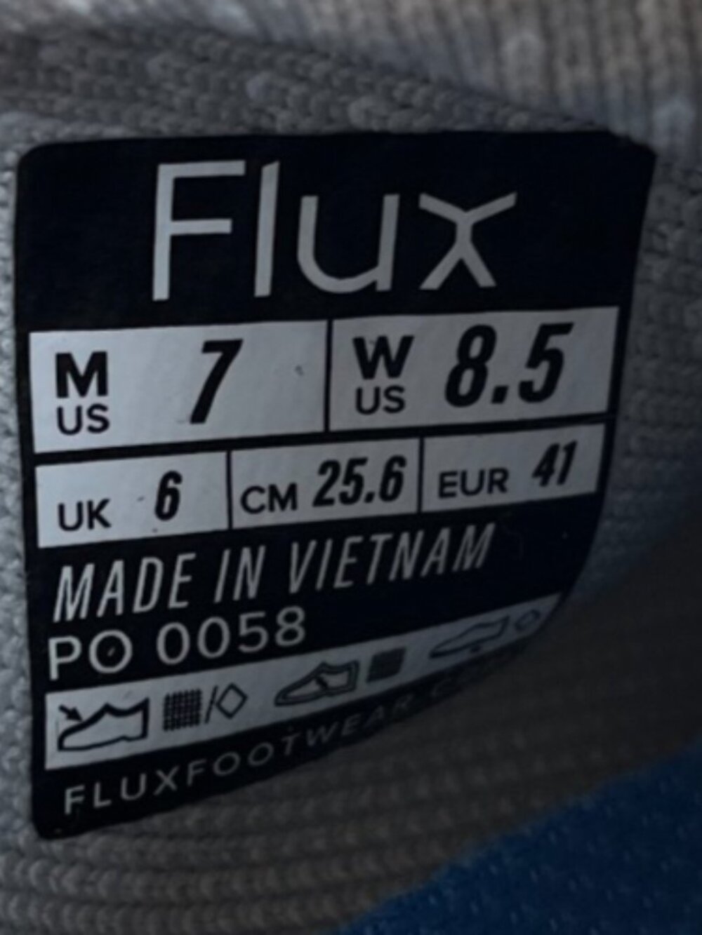 Flux Adapt Runner White Gum Womens Size 8.5 Mens Size 7 Running Casual Shoes - Picture 9 of 10